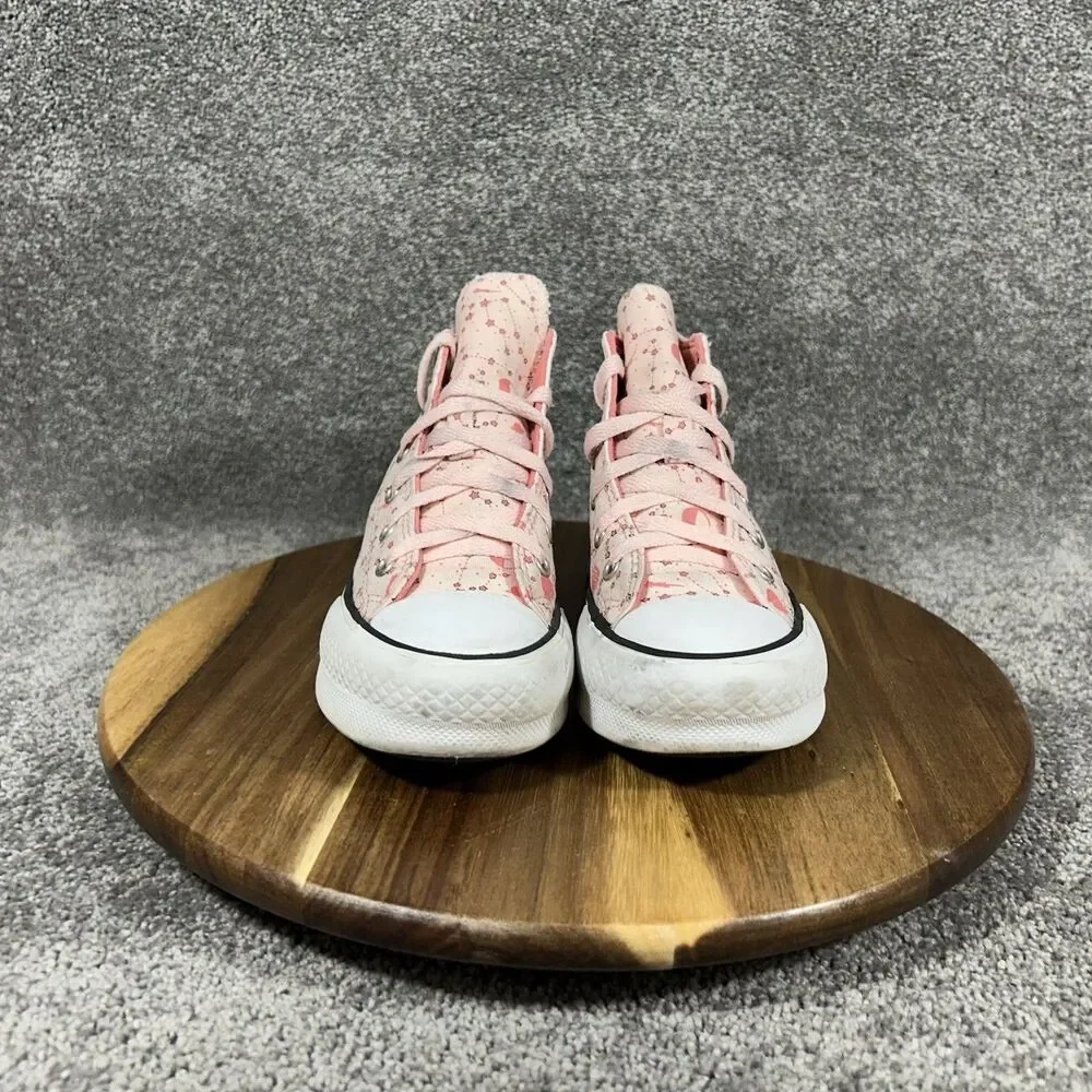 Converse Chuck Taylor All Star 673105C Kids Sz 1 Pink Constellations Shoes Used